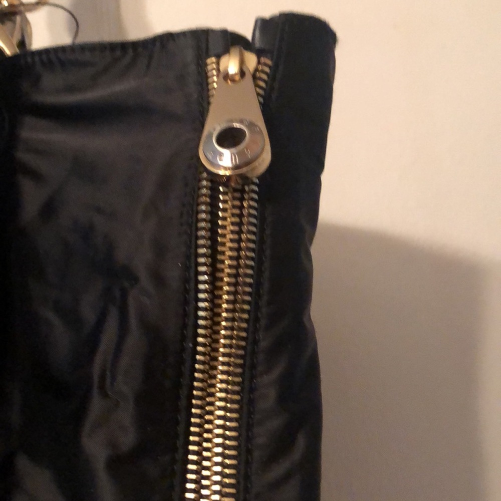 Henri Bendel black nylon satin tote - Picture 2 of 8